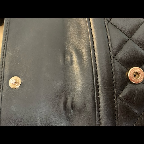 SOLD!💥Burberry continental wallet in lamb skin in very good condition - Picture 8 of 9